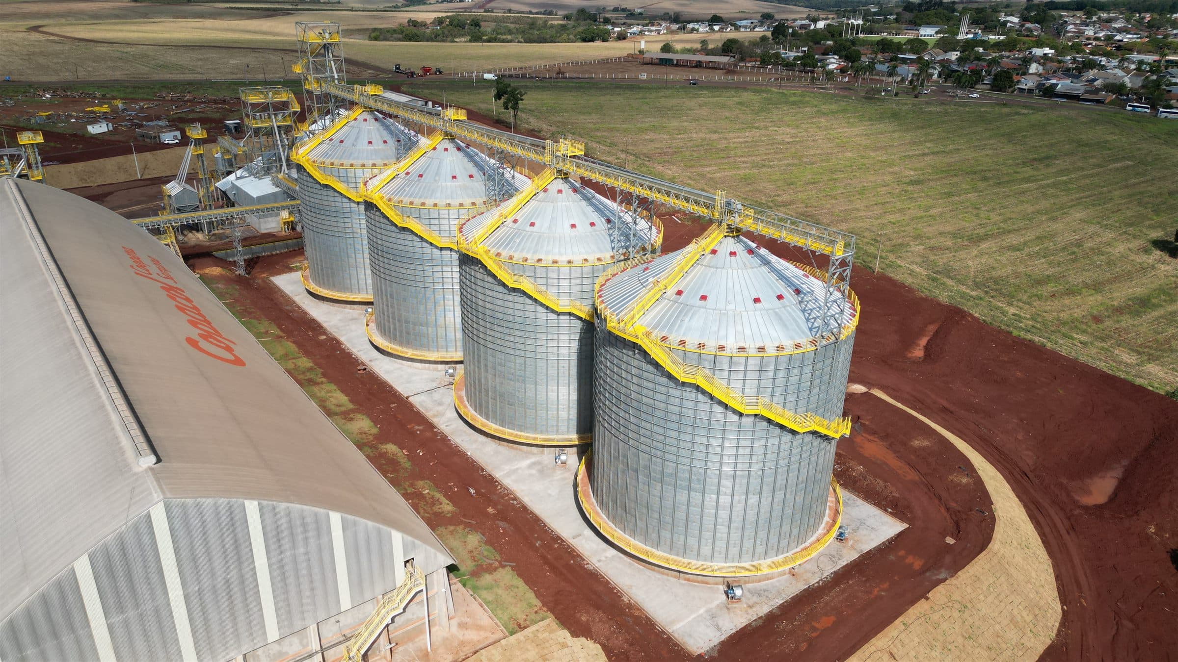 Armazenagem — Parte civil de conjunto de silos